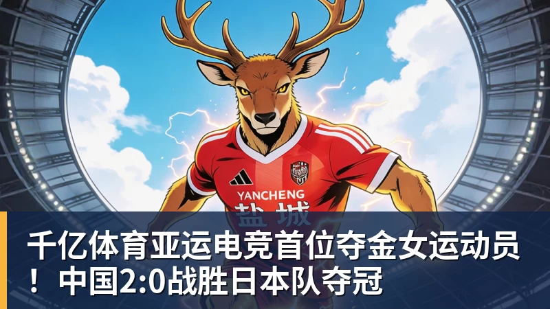 千亿体育亚运电竞首位夺金女运动员！中国2:0战胜日本队夺冠